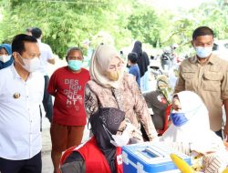 Cakupan Vaksin Tapin 70%, Bupati: Terimakasih Kepada Tenaga Medis, TNI Polri Dan Masyarakat Tapin