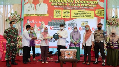 Hadiah Doorprize Vaksinasi Tapin Di Undi