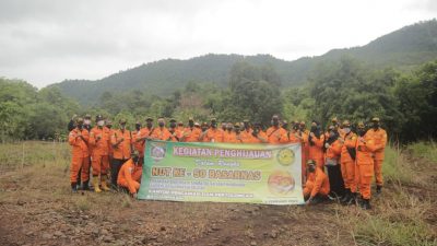 HUT Basarnas Digelar Dengan Tanam Pohon Di Agrowisata