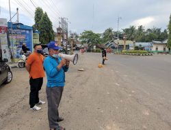 Bantu Muhammad Nasir, Puluhan Karang Taruna Tapin Turun Ke Jalan