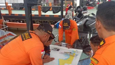 Basarnas lakukan Pencarian Awak Kapal LCT Anugerah Indasah Yang Tenggelam
