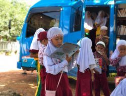 Dispersip Kalsel Masuki Sekolah di Pelosok