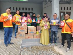 PT BRE Berikan Makanan Tambahan untuk Desa Binderang