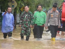 TNI-Polri Bersama Pemerintah Daerah HSS Pantau Banjir