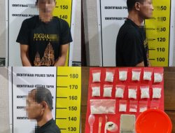 Polres Tapin Gagalkan Peredaran Sabu – Sabu 90 Gram