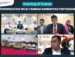 Tingkatkan Kompetensi SDM, Kementan Perkuat Peningkatan Nilai Tambah Komoditas Pertanian