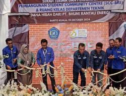 Komitmen PT BRE dalam Pendidikan, Peresmian Gedung SCC dan Ruang Kelas Teknik di Politeknik Hasnur