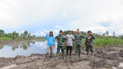 Dandim 1010/Tapin Tinjau Langsung Perluasan Cetak Sawah di Desa Binderang