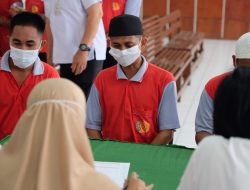 Cegah Penyakit Menular, Rutan Rantau Skrining 150 Warga Binaan