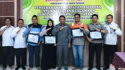 PT AGM Raih Penghargaan dari Desa Suato Tatakan atas Dukungan Penguatan BUMDes