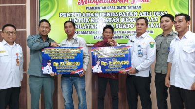 BUMDes Munggu Talu Suato Tatakan Sumbang Rp21 Juta untuk PAD, Dana Dialokasikan ke Kegiatan Keagamaan