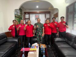 Pererat Sinergi Kelembagaan, DPC PDI Perjuangan Tapin Silaturahmi ke Kodim 1010/Tapin