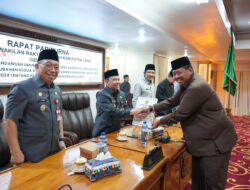 Raperda Pajak dan Retribusi Disampaikan, DPRD Tapin Tekankan Kualitas Layanan ke Masyarakat